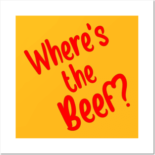 Where's the Beef? Posters and Art